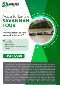 Accra to Tamale – Savannah Tour