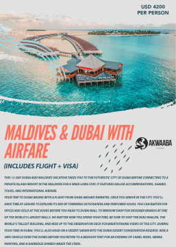 Maldives & Dubai with Airfare