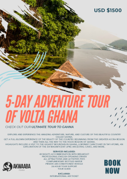 5-Day Adventure Tour Of Volta Ghana